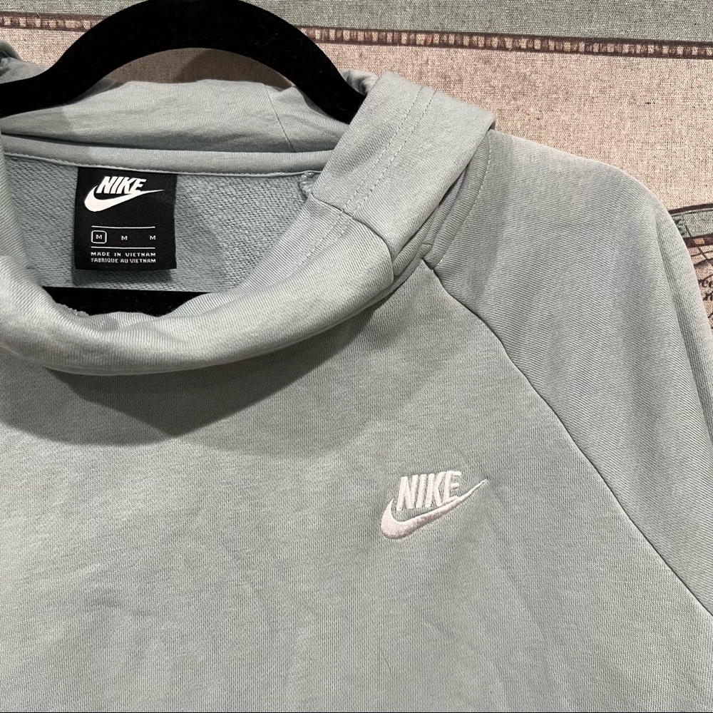 Nike Pastel Blue Green Women’s Cowl Neck Hoodie